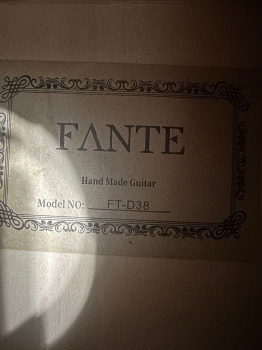 Продаю Гитара FANTE