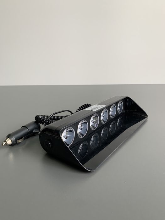 Stroboscop auto LED parbriz, albastru - S6