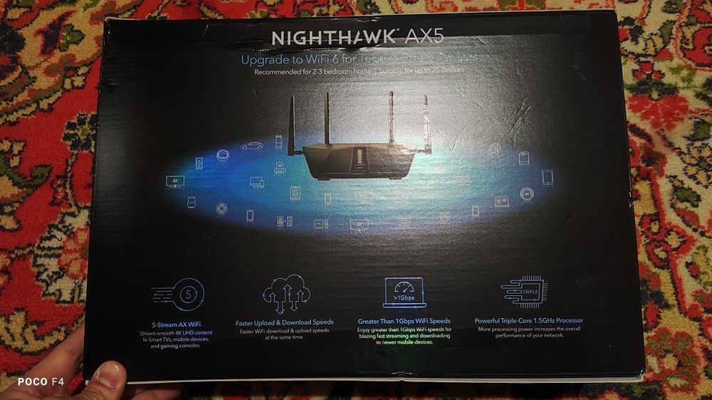 3,6Гбит/с WiFi 6 Router Netgear Nighthawk RAX42 из Америки. Как новый