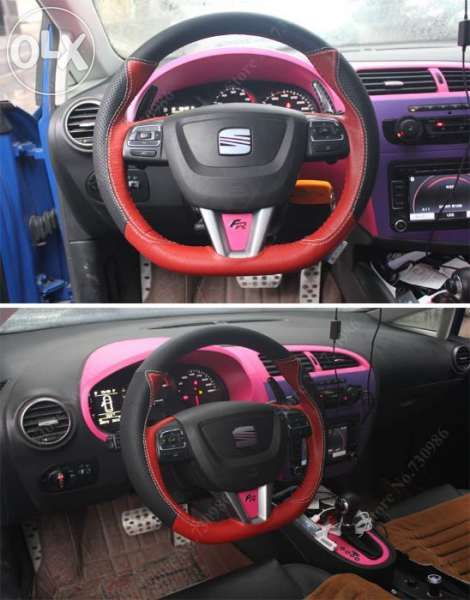 Кожен калъф за спортен волан от Сеат Леон, Алтеа, Толедо