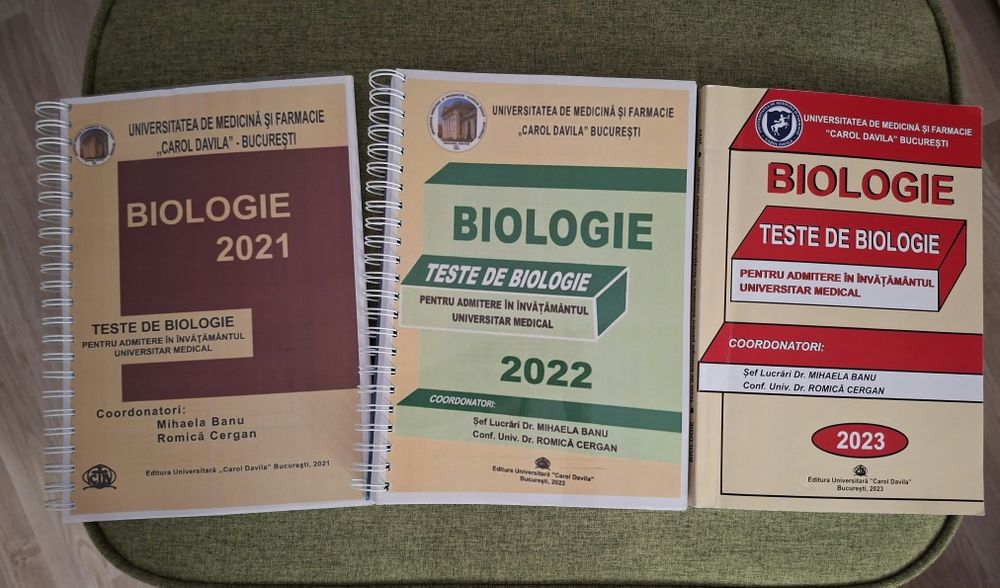 Culegeri de grile admitere UMFCD biologie