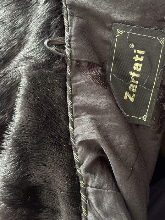 Норковая шуба“черный бриллиант”