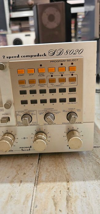 Deck Marantz SD-8020 Compudeck 2 Speed, full recap, funcțional, cu test video!