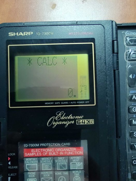 Agenda electronica Organizator electronic Sharp IQ-7300M 64KB