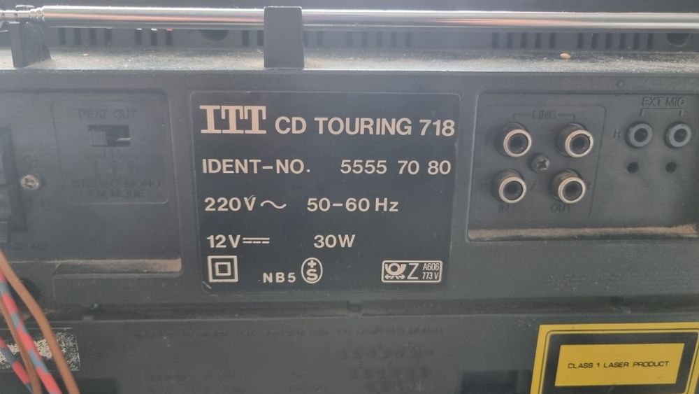 Boombox itt cd touring 718 model rar