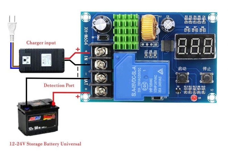 Modul incarcare baterie litiu DC 6V-60V