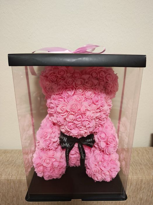 Мече от вечни рози 40 см .