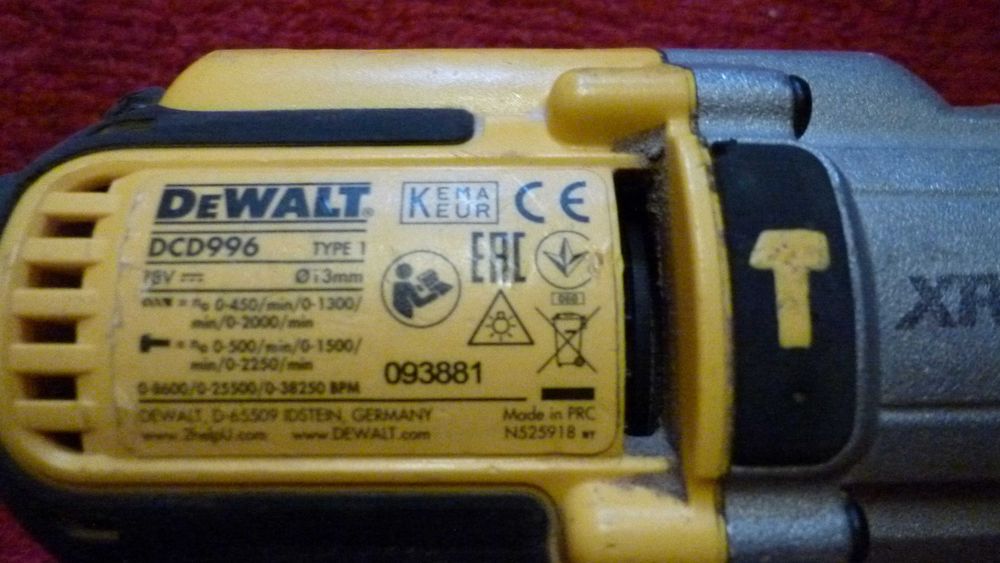 DeWALT DCD996 18V XRP Винтоверт Бормашина