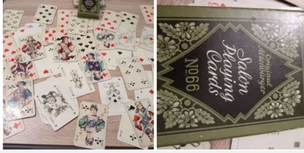 Joc de cărți vintage