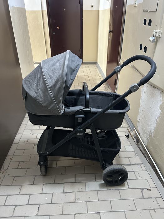 Коляска трансформер Graco Transform Slate, черный