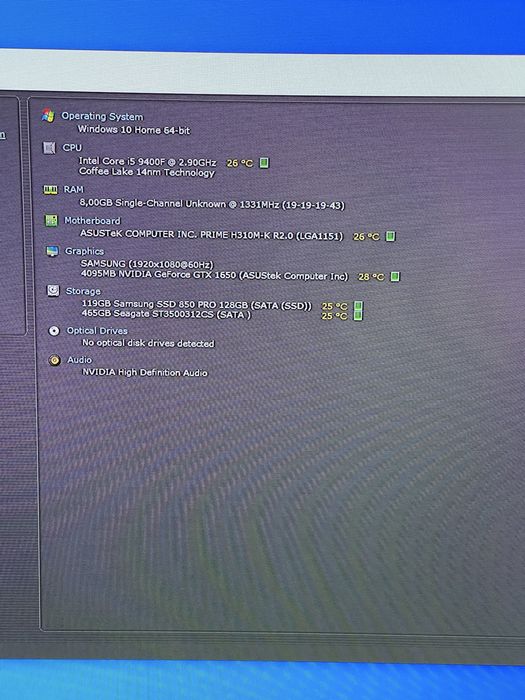 Pc i5 Intel Coffe Lake