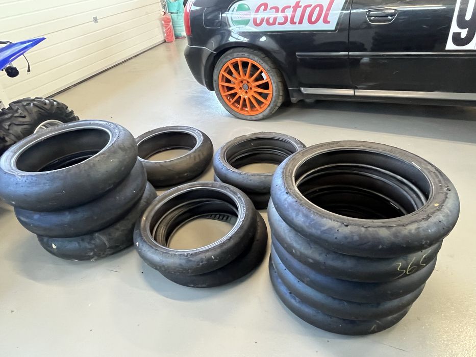 Bridgestone Racing Battlax, Pirelli 120/605/17 , 120/600/17 , 120/70/17 , 200/660/17 , 200/655/17 Чист слик сликове за мотор