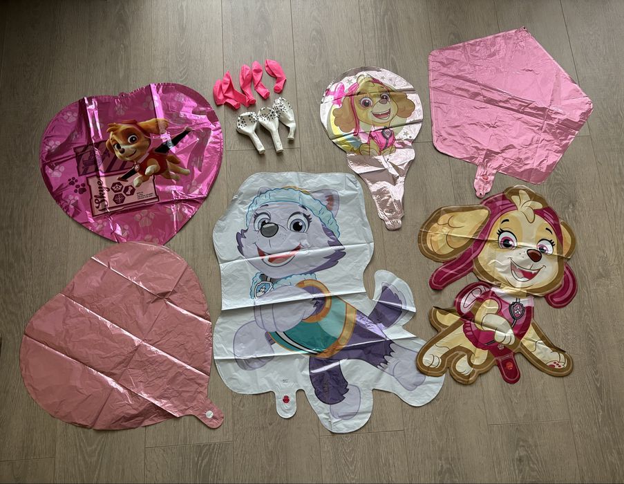 Seturi Paw Patrol pentru baieti si fete+bonus cifra si baloane  latex