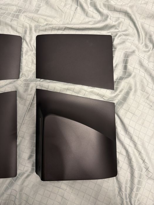 Carcasa/ Cover/ Skin/ Faceplate PS5 Slim Disc Negru/Neagra