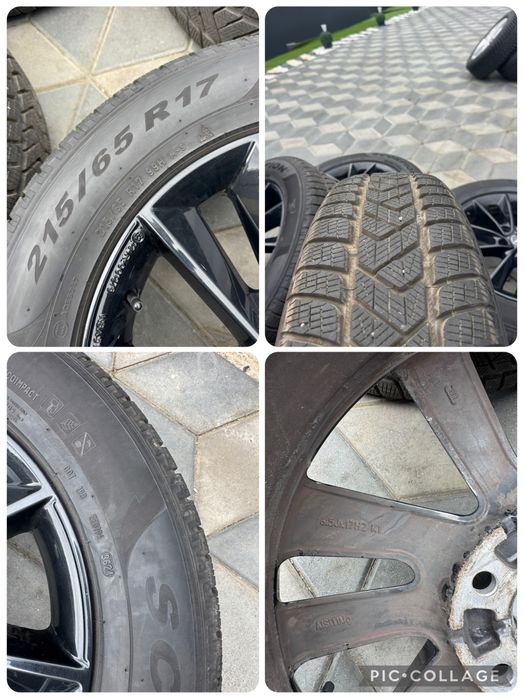 Jante Orig”Borbet R17(5x112)”Tiguan/Q3/Kodiaq/Karoq/Ateca/Vw/Seat/Skoda/Audi~Anv Noi 2024~Negre”