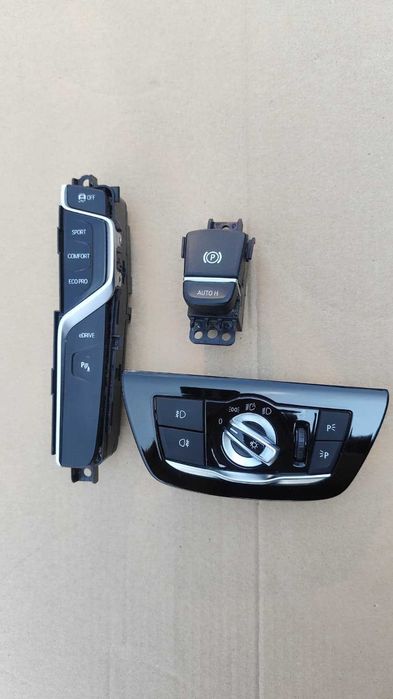 Bloc de lumini/ Buton frana de mana/ Panou mod de condus BMW seria 5 G30 G31 530e, 520d, 520i, 530 d/ 2017-2020