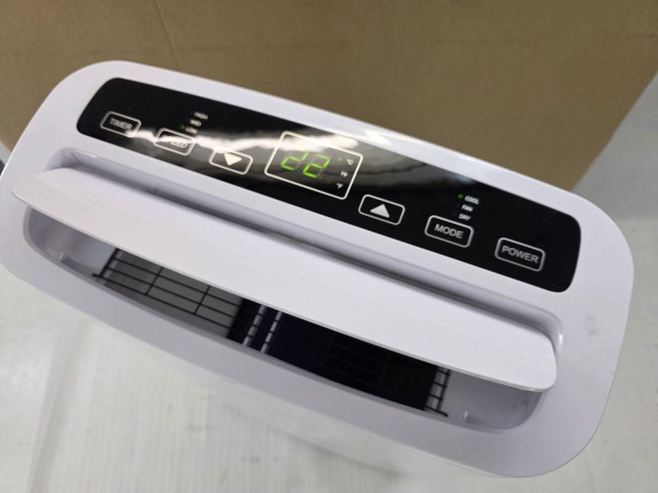 3-в-1 Мобилен климатик SereneLife 13000 BTU, охлаждане + вентилация + функция влагоуловител