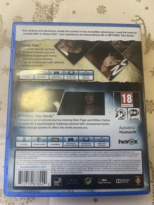 Heavy rain/Beyond two souls