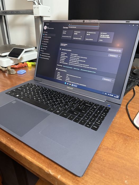 Ноутбук DEXP Core i5/16гб ОЗУ