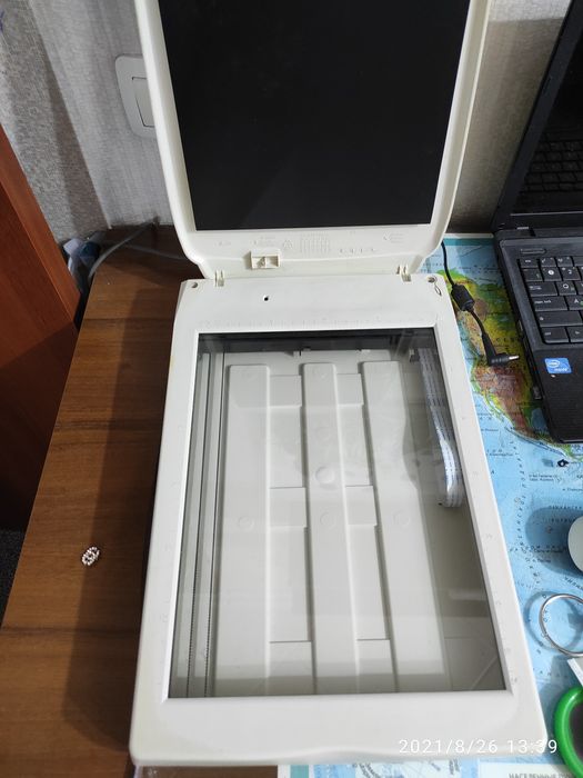 Сканер в рабочем состоянии