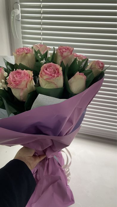 Букет роз свежие