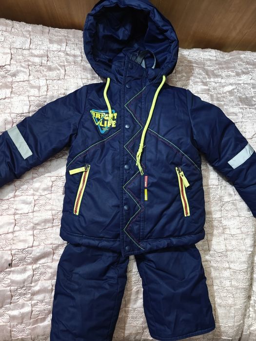 Теплый зимний комбинезон