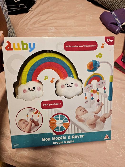 Музикална въртележка за легло/кошара Auby Mon Mobile à Rêver (0м+)