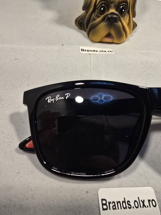 Ochelari de soare polarizati Ray-Ban RB803, Black, Made in Italy