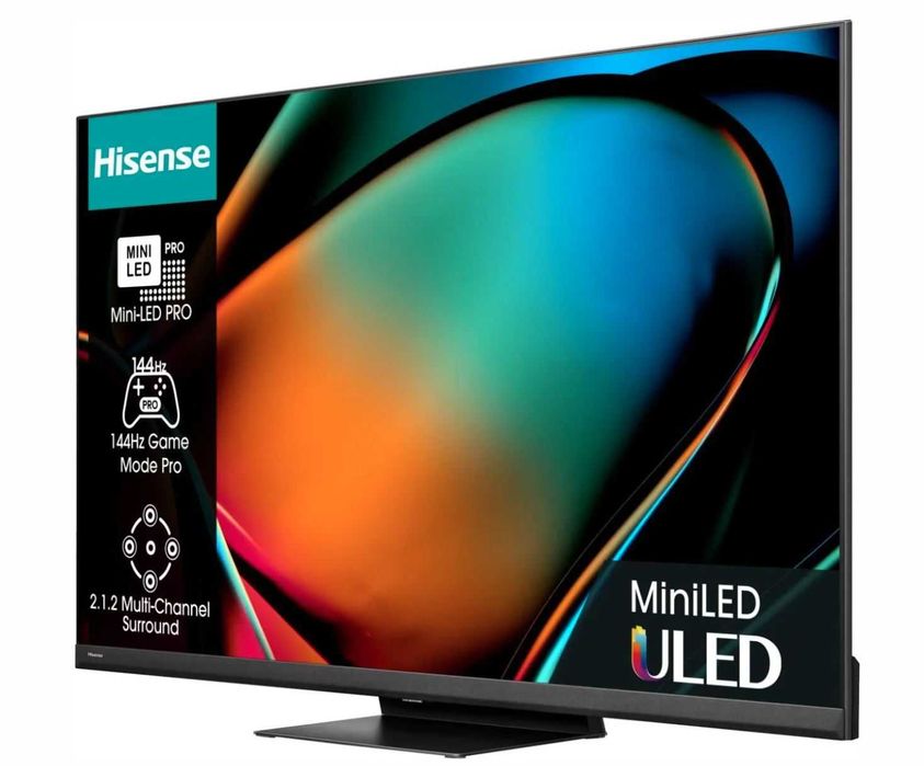 ULED Mini LED Smart TV Hisense U8KQ Dolby Atmos 144HZ 55 inch 139cm diagonala