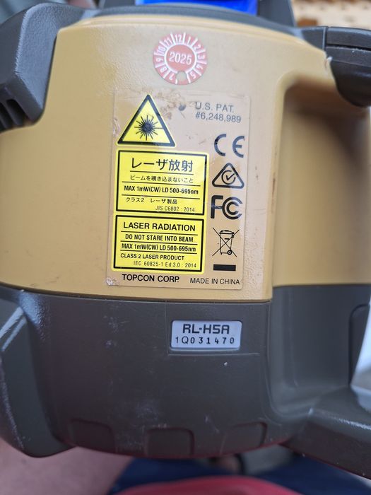 Vand laser rotativ TOPCON RL-H5A