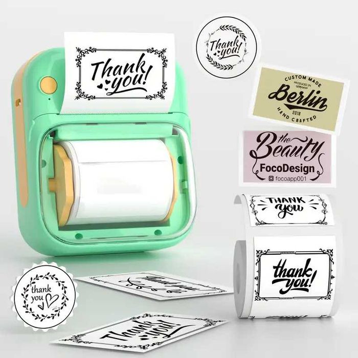 Преносим Bluetooth Термален Принтер за етикети Термопринтер за стикери