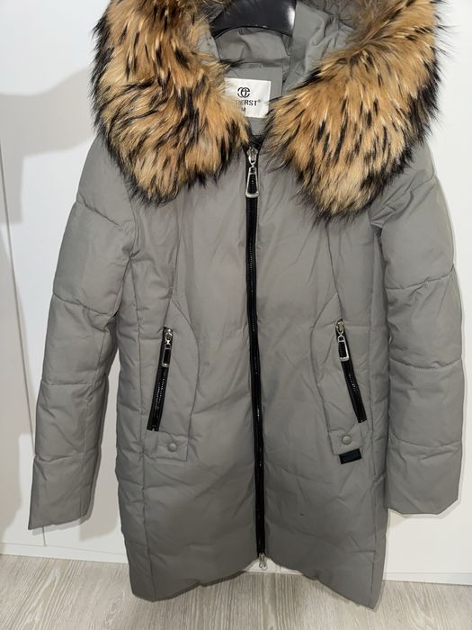 пуховик почти новый