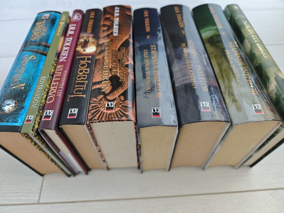 Set Tolkien, Editura Rao, 10 vol, Cartonat, stare buna