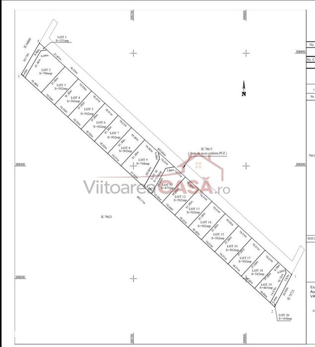 Teren Intravilan intrare Mega Park- VIDRA