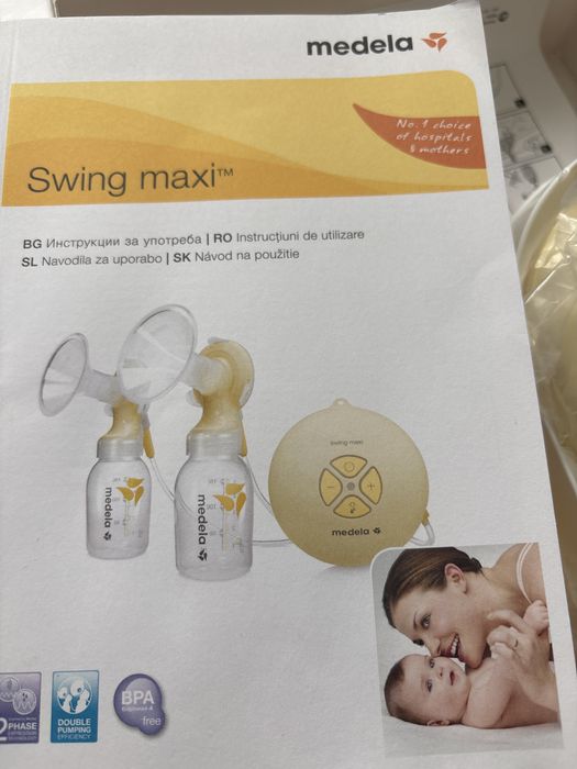 Електрическа помпа за кърма Medela Swing Maxi – като нова!