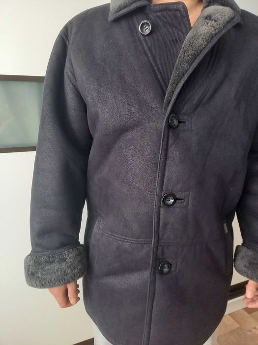 Продам мужскую дубленку, зима