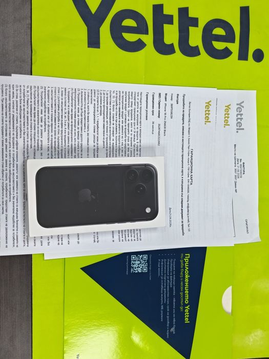 ЗАПЕЧАТАН 256GB iPhone 18 Pro ГАРАНЦИЯ YETTEL до 2029г. Black