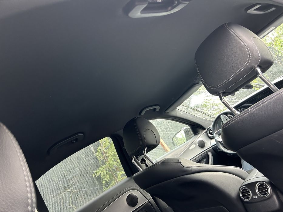 Plafon interior negru complet stâlpi, manere,parasolare Mercedes W213