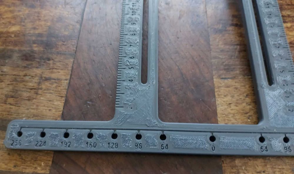 Sablon mobila marcare manere 64-256mm (7 marimi) distanta 35-244mm