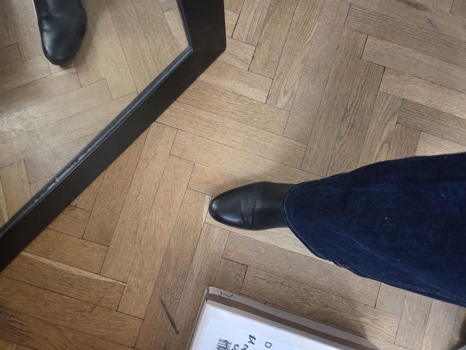 Боти от естествена кожа, 40 номер