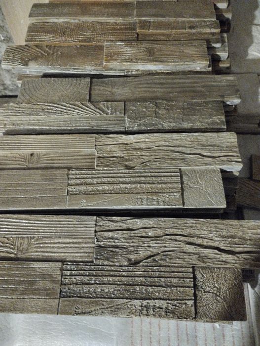 Изкуствени камъни тип дървесни панели