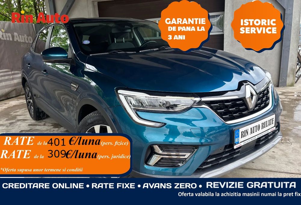 Renault Arkana Garantie - TVA 21% - Posibilitate vanzare si in RATE Credit Leasing