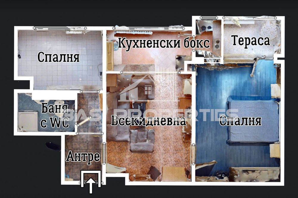 2-стаен в София-Люлин 6 площ 65