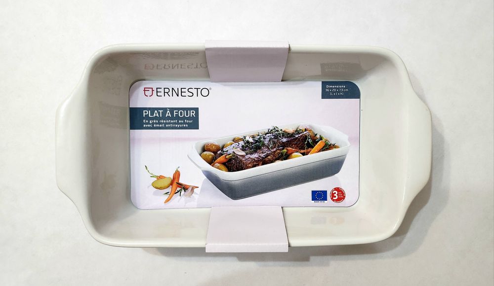 Vas pentru cuptor din ceramica 36x20x7,3cm - NOU