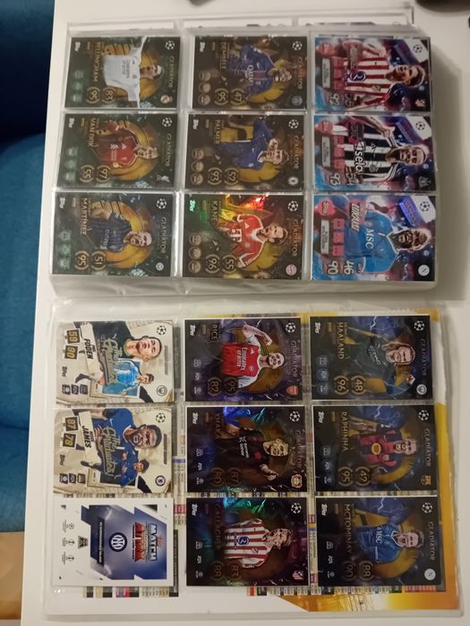 Продавам Match attax 25 26 нови карти