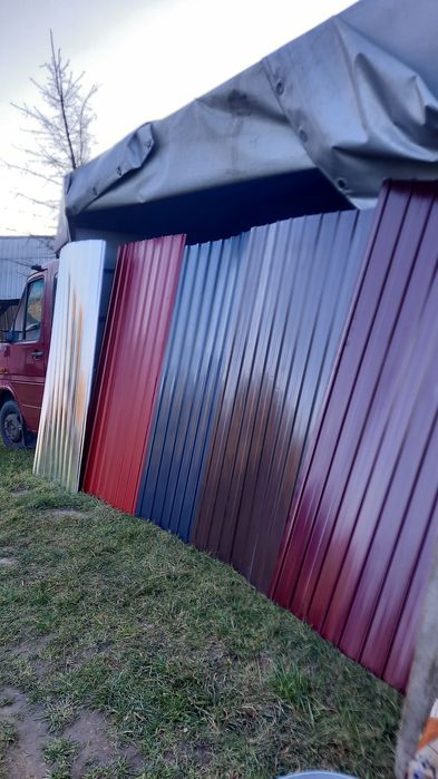 Tablă cutată zincata zinc aluminiu colorată preț negociabil transport