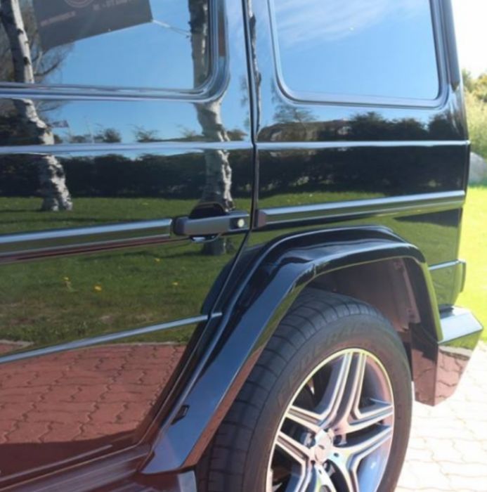 Раздувки на калниците W463 G63 G65 AMG razduvki kalnicite mercedes