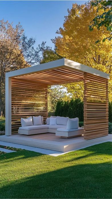 Пергола деревянная