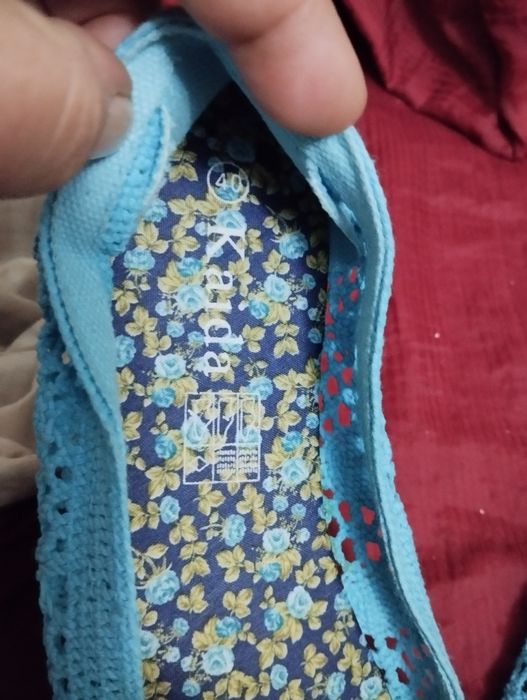 Espadrile turcoaz damă