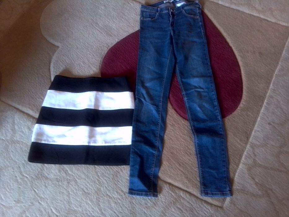 Blugi si fustă Zara marime xs